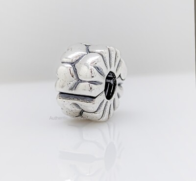 New 100% Authentic PANDORA 925 Ale SS Heart Pattern Clip Charm