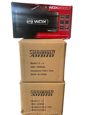 Ford F-250 2018-2023 Subwoofer Box Ported 2 Sundown 8” /db Drive