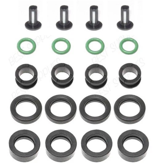 97-01 Honda Prelude 2.2 H22A4 Fuel Injector Repair Service Kit Seals Fit VTEC - Image 2 of 3