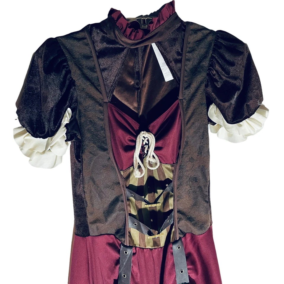 Vestido Maestro Anillo Steampunk Halloween Damas Talla Pequeña Disfraces California Foto 2 de 4