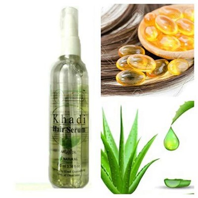 KHADI RISHIKESH Herbal Hair Serum For Complete Hair Nourishment & Silky Soft Hai