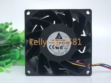 1pc Delta TFB0812UHE 8038 8CM 12V 2.34A 4-wire Double Ball Cooling Fan