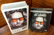 The Big Lebowski (4K+Blu-ray)+500-Piece Puzzle Retro Case-NEW-Free Box Shipping!