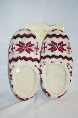 U PICK Clog Style Slippers SZ SMALL 5-6 Women WASH Black BURGUNDY Pattern - Picture 5 of 16
