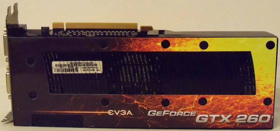 EVGA NVIDIA GeForce GTX 260 (896P31262AR) 896MB GDDR3 SDRAM PCI Express x16 Grap - Image 3 of 4