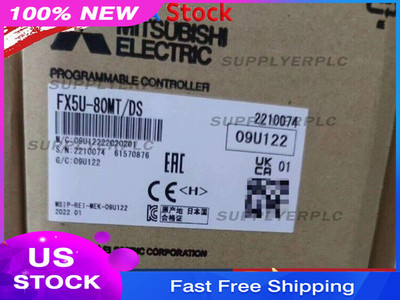 FX5U-80MT/DS Mitsubishi New Sealed PLC MODULE FX5U-80MT/DS-