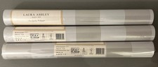 Nuovissima carta da parati Laura Ashley Lille strisce argento 3 rotoli disponibili PPR