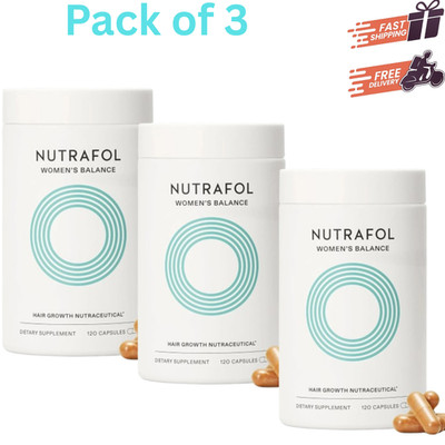 Package of 3 vitamins Hair 360 Caps Growth   USA Women s Seller Quick Shipping