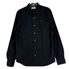 Tommy Hilfiger Men Casual Slim Fit Long Sleeve Shirt Size M