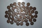 1941 D Lincoln Wheat Cent  EF  AU     Roll Of 50 Coins  RL149