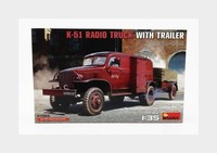 Miniart 37062 Chevrolet K-51 Funktruck Mit AnhäNger MilitäR 1951 1/35 Kit