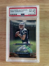 2014 TOPPS AUTO JIMMY GAROPPOLO PSA 8