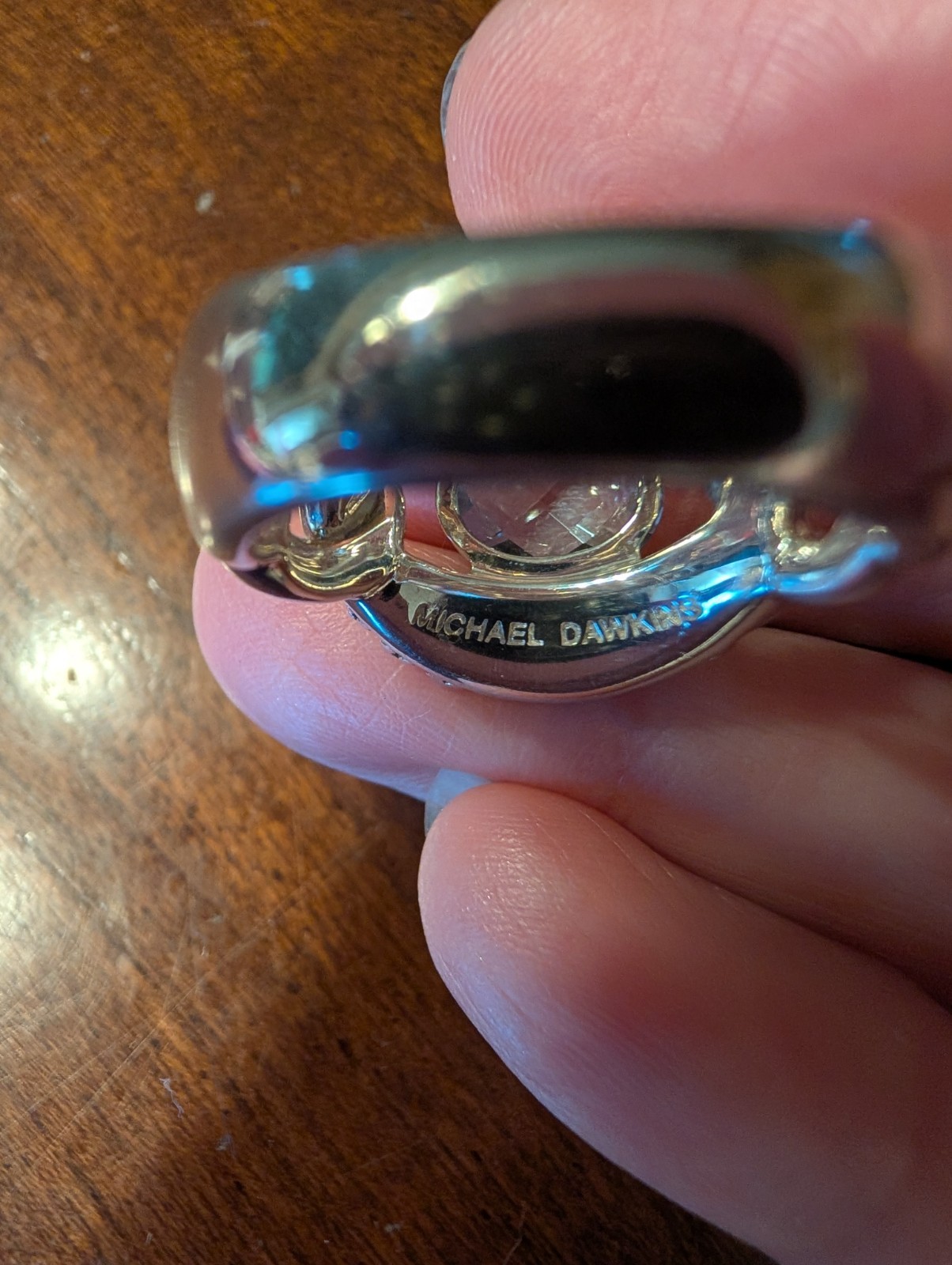 Michael Dawkins Blue Topaz Solid 925 Sterling Sil… - image 7