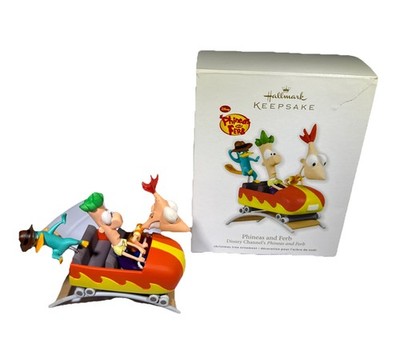 Hallmark Keepsake Ornament Phineas and Ferb Roller Coaster Disney Channel 2011