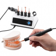 Dental Lab Electric Wax Carver Dual-Pen Wax Knife Heater with 6Pcs Carving Tips