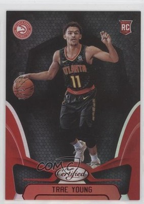 2018-19 Certified Mirror Red 152/299 Trae Young #155 Rookie RC 0f7i