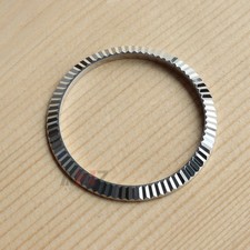 18K White Gold Watch Bezel for Rolex Datejust 41 126334 126300 Fluted Ring