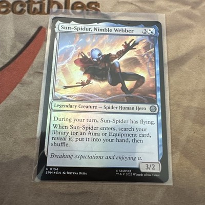 MTG Sun-Spider, Nimble Webber Marvel's Spider-Man Foil #0154