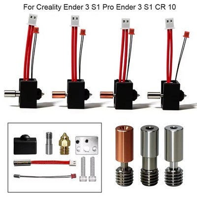 For Creality Ender 3 S1 Pro Ender 3 S1 CR 10 3D Printer Hotend Nozzle Kit Parts