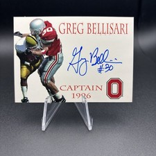 Greg Bellisari TK Legacy Ohio State Buckeyes Autograph Auto #C6 Auto OSU Captain