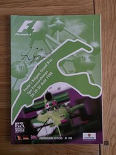 SIGNED MICHAEL SCHUMACHER 1998 BELGIAN GRAND PRIX OFFICIAL PROGRAMME FORMULA 1