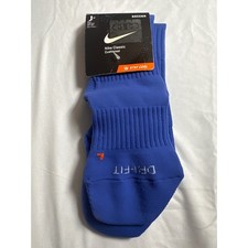 Nike Classic Cushioned Soccer Socks 1 Pair Blue Boys Size 3Y-5Y Dri-FIT