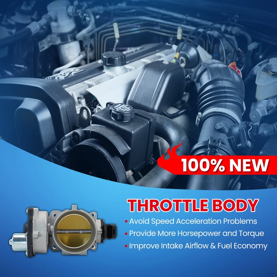 S20001 Throttle Body for 04-10 Ford F150 F250 F350 Expedition Lincoln Mark LT - Image 3 of 4