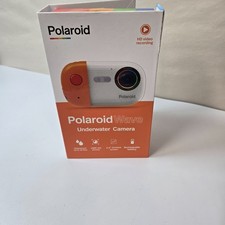 Polaroid Wave Underwater Streaming Camera WiFi HD Waterproof 18MP 2.4  Screen