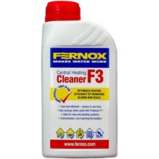 Fernox F3 Central Heating Cleaner 500ml for Radiator System Sludge Remover