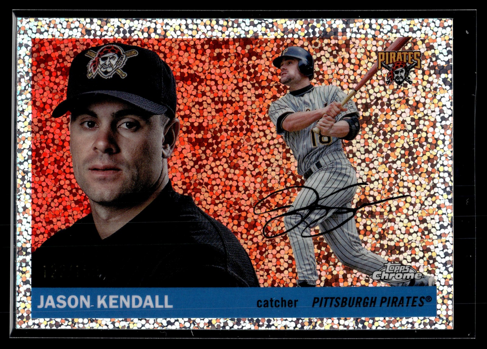 Jason Kendall 2025 Topps Chrome Platinum Speckle Refractor Card /150 #446