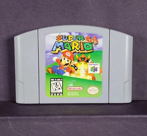 Super Mario 64 Nintendo 64 N64 Authentic 1996 Cart Only - *TESTED* - FAST SHIP