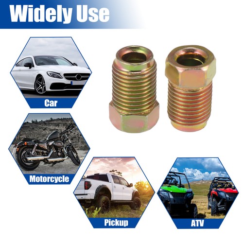 TWENTY M10x1.0 Threads Car Brake Line Fittings for 3/16