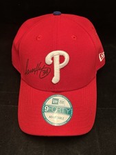 Aaron Harang Autographed Signed Phillies Hat Cap MLB Hologram COA