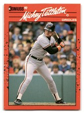 Mickey Tettleton 1990 Donruss Baseball #169 Baltimore Orioles