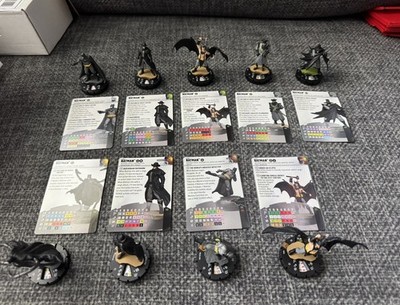 DC Heroclix Batman 001 017 018 032 033 044 Shifting Focus MoT Set + LE's