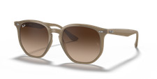 Ray-Ban RB4306 Polished Beige/Brown Gradient 54mm Sunglasses RB4306 616613 54-19