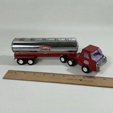 VTG Buddy L Texaco Truck Gas Tanker Cab Rare 1970s Tin Plastic No Box EUC