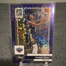 Panini 2022-23 Donruss Optic Herbert Jones Prizm Purple Pelicans #182 #18 of 99