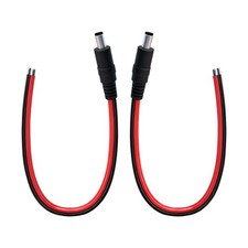 0.8FT 5.5mmx2.1mm 14AWG Pigtail Cable Male Repair Cable DC 5521 Connector for...