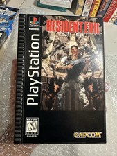 Resident Evil PS1 1996 Long Box - CIB w/ Registration Card Complete