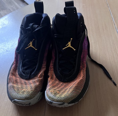 ⁠Nike Air Jordan 37 Hot Punch Black Multi-Color DD6958-091 Men's Size 8.5
