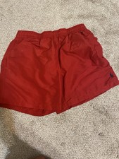 Raulph Lauren Men's Red Swim Trunks Size Medium. Good Shape