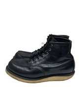 Red Wing Lace Up Boots/Uk8/Blk/8130// 3796
