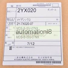 1PCS MITSUBISHI SERVO DRIVE MDS-B-ISV-07NX MD...