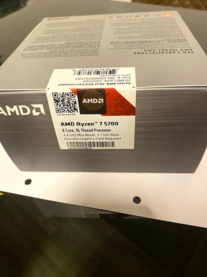AMD Ryzen 7 5700 8-Core 16-Thread Prozessor Sockel AM4 3,7 GHz