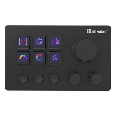 Visual Keyboard N3E Stream Deck 6-Key Wired Custom Keyboard f/OBS