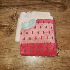Hello Summer Toddler Pullover Bibs Set Of 2pc Homemade