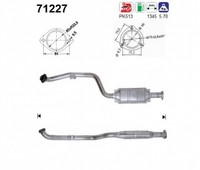 AS Katalysator Kat Passend FüR Mercedes-Benz SLK R170 Benzin 71227