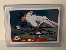 Shawn Estes Autographed Rookie Card San Francisco Giants Upper Deck CC #722. rookie card picture
