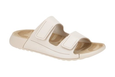 Ecco Schuhe 2ND COZMO WOMEN beige Damenschuhe sportliche Pantoletten 20682302378